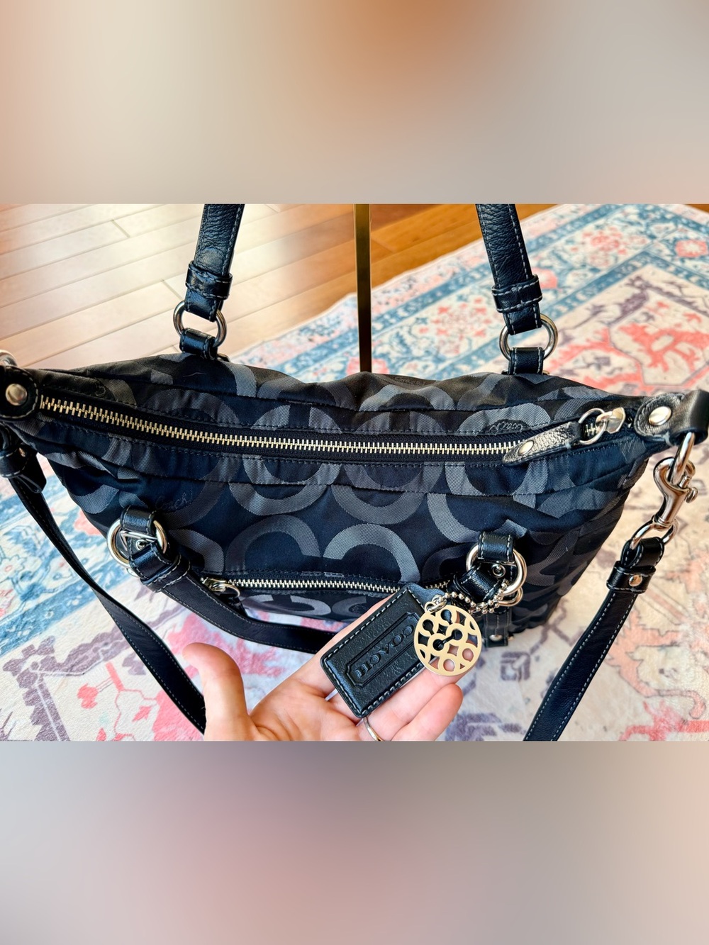Coach Alexandra Riley Satchel Shoulder/crossbody Bag. 2 Hangtags! - Picture 8 of 14